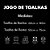 Jogo de Toalhas de Banho 4 Peças Sonata Appel 400 g/m² Netuno/Lunar - Imagem 5