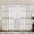 Cortina Bordada com Voil Renascença Ouro Adomes 400x250cm - Imagem 1
