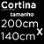 Cortina para Cozinha Sultan 200x140cm Cora com Ilhós - Imagem 5