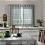 Cortina de Renda para Cozinha Color Interlar 280x130cm Pistache - Imagem 1