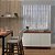 Cortina de Renda para Cozinha com Bandô Clássica Bule Interlar 280x120x30cm Branca - Imagem 1