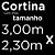 Cortina Blecaute de Tecido Bella Janela 300x230cm Blend/Taúpe - Imagem 5