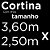 Cortina Blecaute de Tecido Bella Janela 360x250cm Blend/Taúpe - Imagem 5