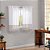 Cortina para Cozinha Bella Janela Poli/Renda 260x140cm - Imagem 1