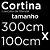 Cortina de Renda para Cozinha Cascata Premium Interlar 300x100cm Café - Imagem 5