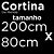 Cortina de Renda para Cozinha Valência Interlar 200x80cm Café - Imagem 5