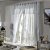 Cortina de Renda com Bandô Clássica Irlanda Interlar 300x180x40cm Branca - Imagem 1