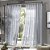 Cortina de Renda com Forro Clássica Irlanda Interlar 300x180cm Branca - Imagem 5