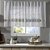 Cortina de Renda para Cozinha Valência Interlar 200x80cm Natal - Imagem 1