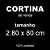 Cortina de Renda para Cozinha Valência Interlar 200x80cm Branca Hibisco - Imagem 5