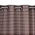 Cortina para Varão 280 x 180cm Voil Trabalhado com Forro Tabaco Provence - Izaltex - Imagem 2