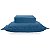Colcha Solteiro Piquet Azul Denin Becadecor - Imagem 2