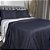 Colcha Casal Piquet Chumbo 3 Peças Becadecor - Imagem 1