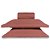 Colcha King Size Dohler Londres 3 Peças Terracota - Imagem 2