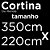 Cortina de Renda com Forro Clássica Pantalla Interlar 350x220cm Desert - Imagem 4