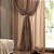 Cortina de Renda com Forro Clássica Pantalla Interlar 350x220cm Desert - Imagem 2