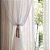 Cortina de Renda com Forro Clássica Pantalla Interlar 350x220cm Marfim - Imagem 2