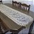 Caminho de Mesa Rendado 40x180cm Bege/Bege - Imagem 1