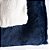 Edredom Queen Size Plush/Sherpa Hedrons Liso Mariner - Imagem 3