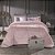 Edredom Queen Size Plush Hedrons Inove Liso Rosa Poema - Imagem 1