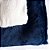 Edredom Casal Plush/Sherpa Hedrons Liso Mariner - Imagem 3