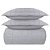 Kit Cobreleito Queen Size Mescla 3 Peças Lynel Cinza - Imagem 1