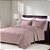 Colcha Queen Size Corttex Lyon 3 Peças Rosê - Imagem 1