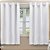 Cortina Blackout de Tecido Liso 4.00 x 2.30 Mts Vivalutex Lisboa Branca - Imagem 2
