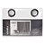 Cortina Blackout de Tecido Liso 4.00 x 2.50 Mts Vivalutex Lisboa Branco - Imagem 4