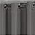 Cortina Blackout de Tecido Liso 2.60 x 2.30 Mts Vivalutex Lisboa Grafite - Imagem 2
