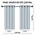 Cortina Linho Tresset com Forro 2.80 x 1.80 Mts Vivalutex Jade Cinza - Imagem 6