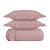 Colcha King Size 200 Fios Corttex Celine 3 Peças Rosa - Imagem 2