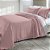 Colcha King Size 200 Fios Corttex Celine 3 Peças Rosa - Imagem 1