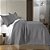 Colcha King Size 300 Fios Corttex Belton 3 Peças Cinza - Imagem 1