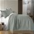 Colcha King Size 300 Fios Corttex Belton 3 Peças Verde - Imagem 1