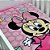 Cobertor para Bebê Raschel Plus 90x110cm Disney Minnie Patinhos - Imagem 2