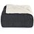 Edredom Casal Plush/Sherpa Hedrons Liso Onix - Imagem 4