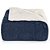 Edredom King Size Plush/Sherpa Hedrons Inove Liso Mariner - Imagem 3