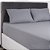 Jogo de Cama Queen Size Malha 3 Peças Aletex Grafite - Imagem 2
