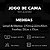 Jogo de Cama King Size Malha 3 Peças Aletex Grafite - Imagem 5