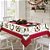 Toalha de Mesa Natal 91 Retangular 6 Lugares Dohler Athenas 140x210cm - Imagem 1