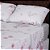 Jogo de Cama King Size Malha 4 Peças BBC Têxtil Verde Floral - Imagem 2