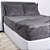 Jogo de Cama Queen Size Plush 4 Peças BBC Têxtil Chumbo - Imagem 4