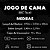 Jogo de Cama King Size Plush 4 Peças BBC Têxtil Chumbo - Imagem 7