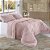 Edredom Queen Size Plush Alto Relevo BBC Têxtil Rosa - Imagem 1