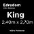 Edredom King Size Plush Alto Relevo BBC Têxtil Rosa - Imagem 4