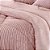 Edredom King Size Plush Alto Relevo BBC Têxtil Rosa - Imagem 2