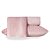 Jogo de Cama Solteiro Plush 3 Peças BBC Têxtil Rosa - Imagem 1