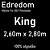 Edredom King Size Malha BBC Têxtil Branco - Imagem 5