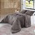 Edredom King Size Plush Alto Relevo BBC Têxtil Chumbo - Imagem 2